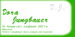 dora jungbauer business card